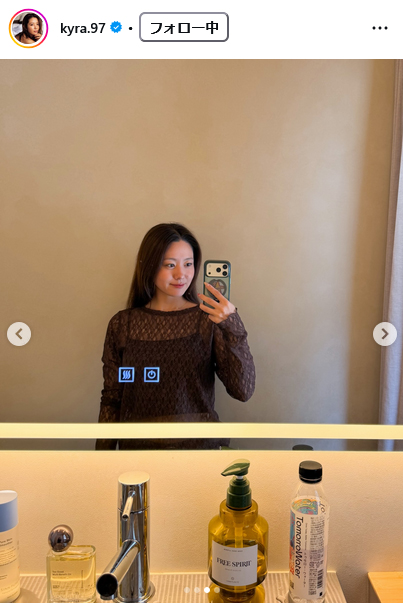白波瀬海来のインスタグラムから