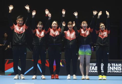卓球】日本女子、6大会連続メダル 橋本帆乃香、張本美和、早田ひなが