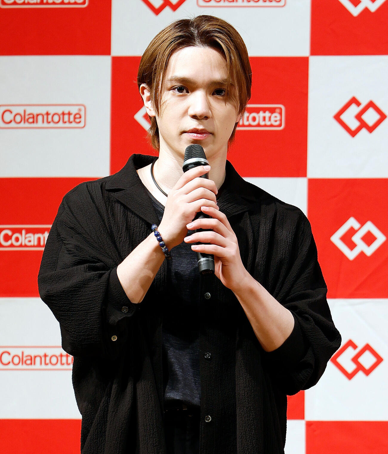 コラントッテ×フィギュアスケーターズ特別トークイベントに登壇した宇野昌磨（撮影・山本朝陽）