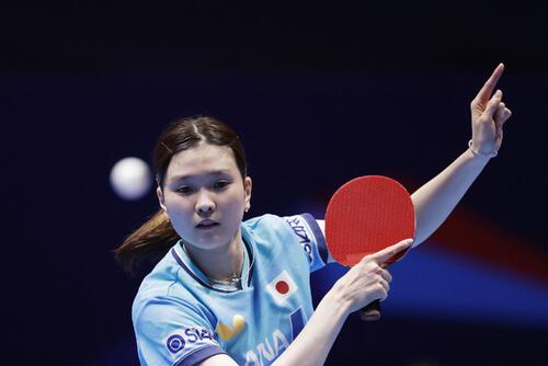 中国戦でプレーする橋本帆乃香（ロイター）