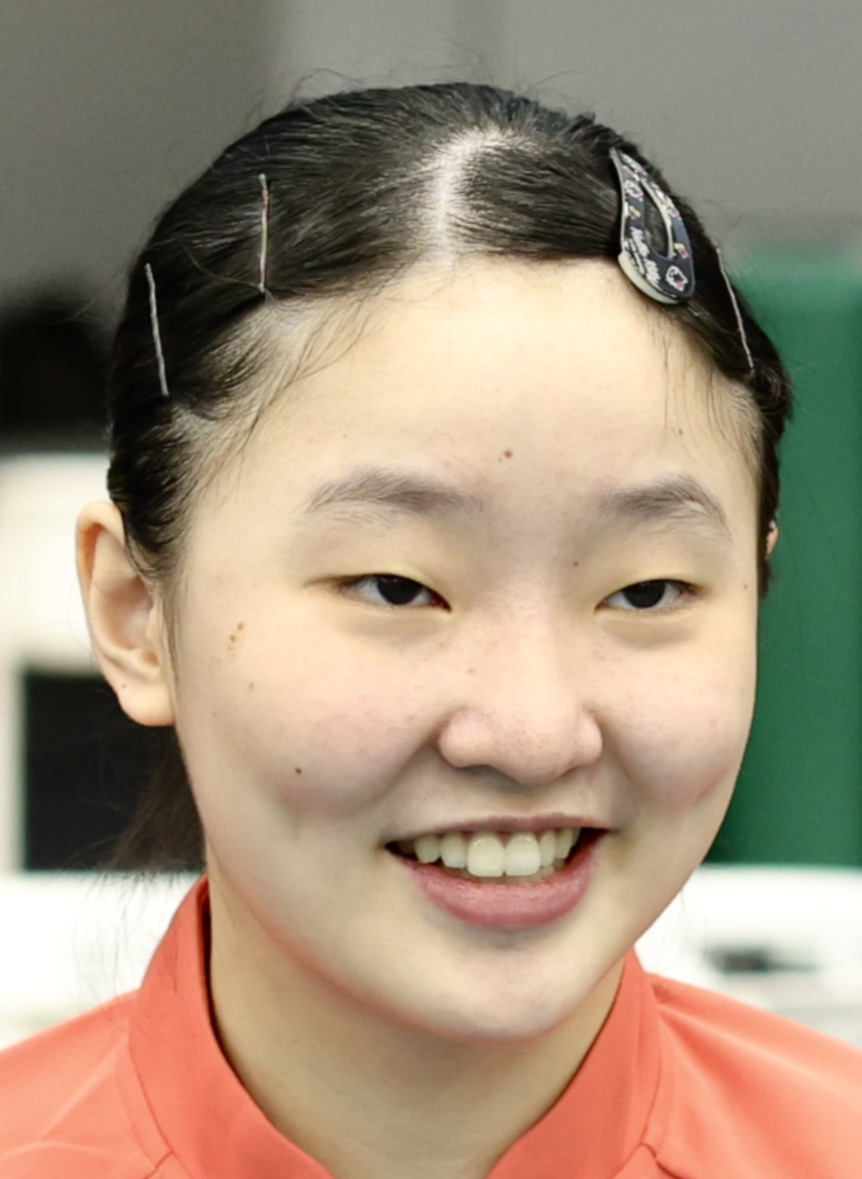 張本美和（2026年4月撮影）