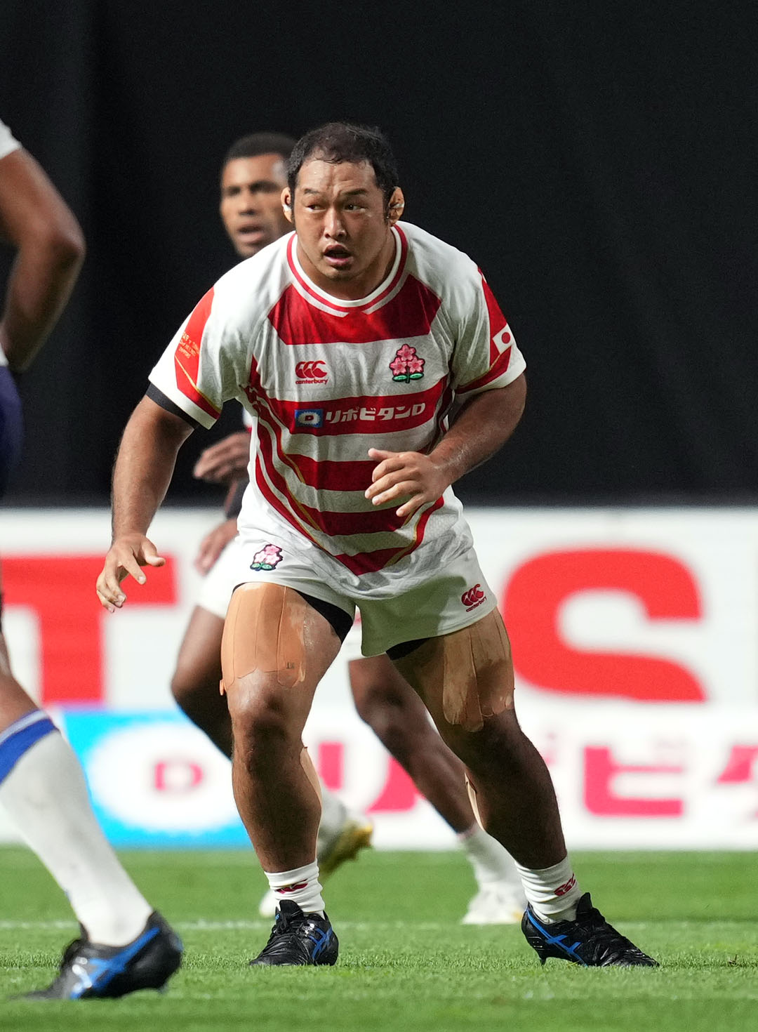日本対サモア　後半途中から出場する垣永真之介（2023年7月撮影）