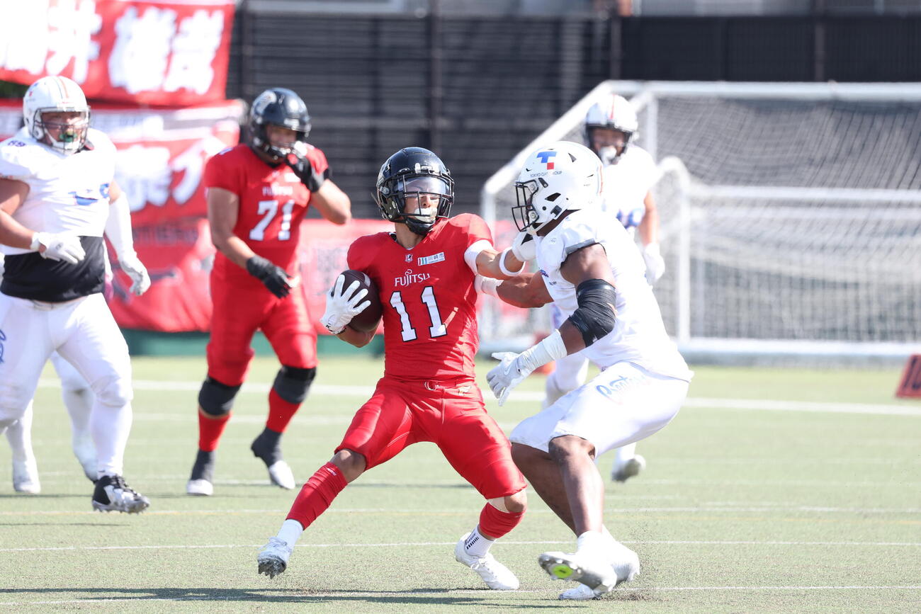 開幕戦を勝利した富士通（C）Fujitsu