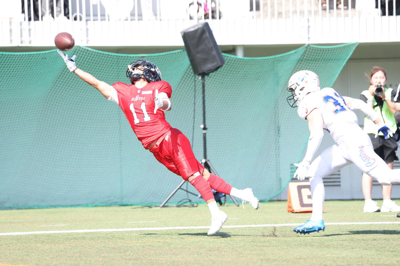 開幕戦を勝利した富士通（C）Fujitsu