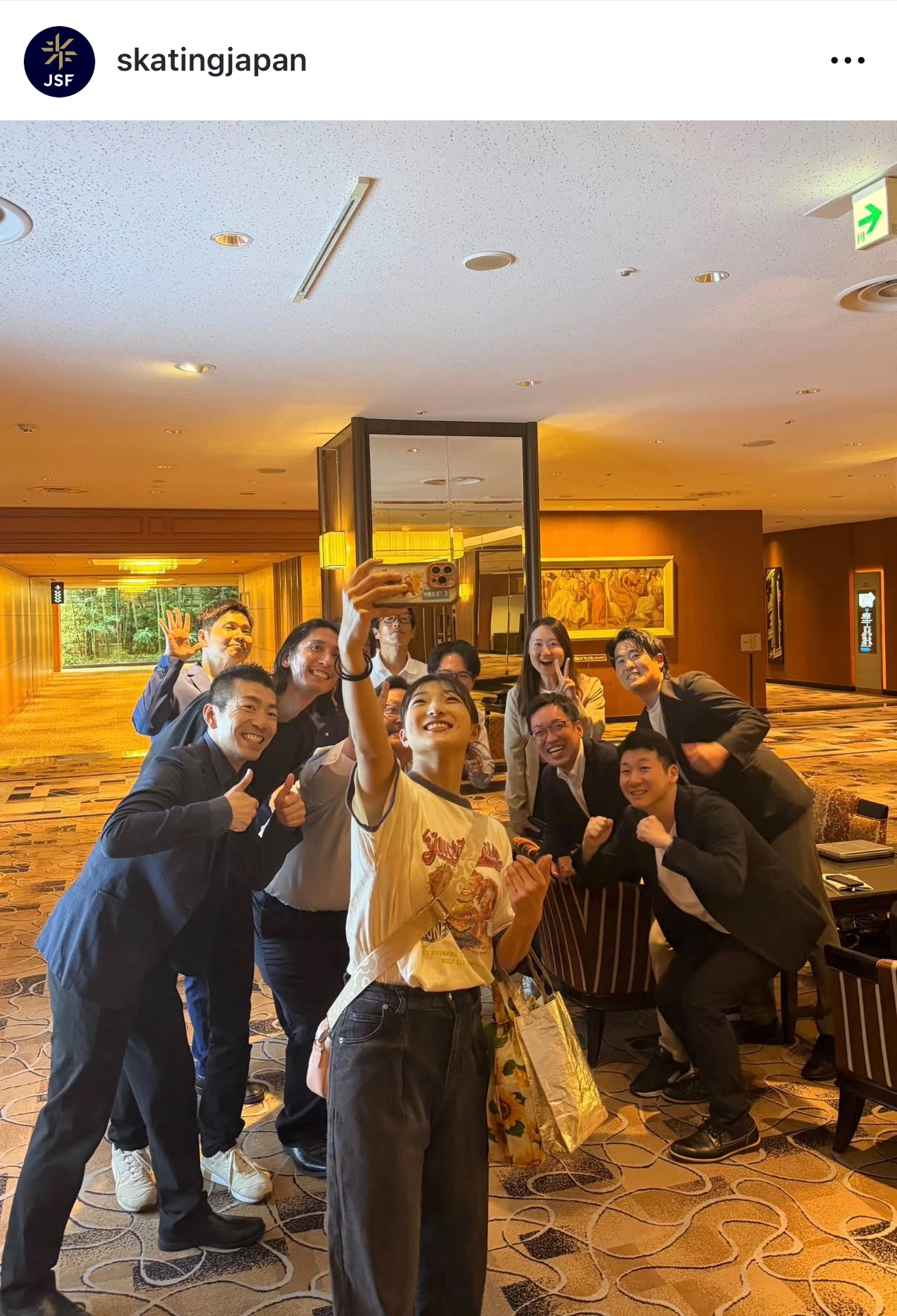 日本スケート連盟のインスタグラムから