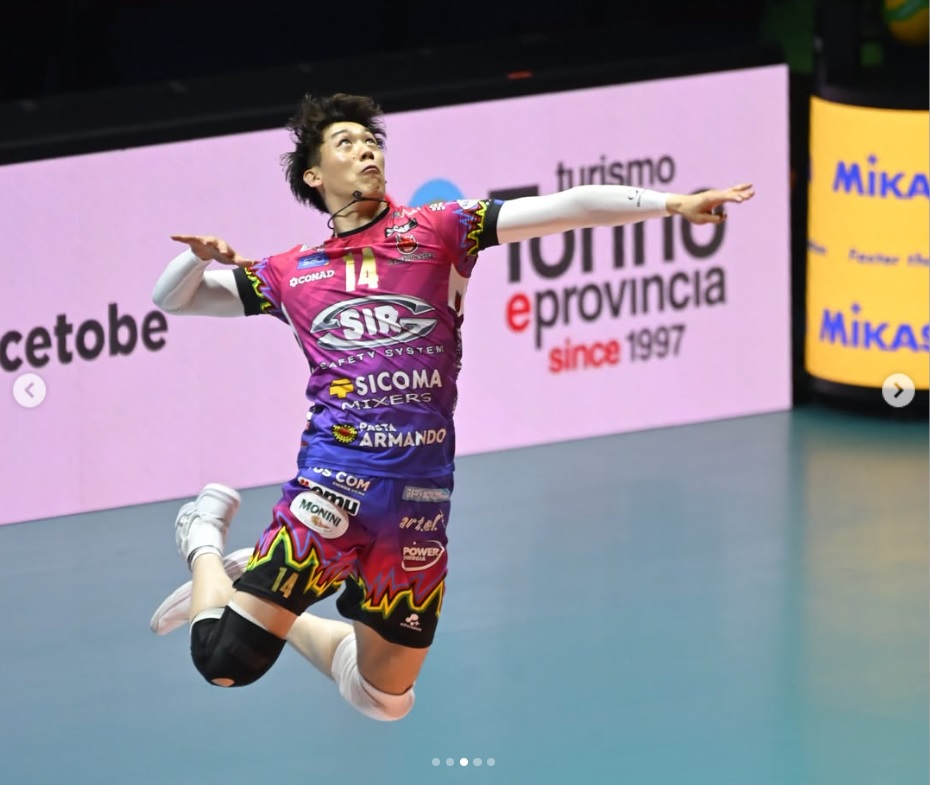 石川祐希のインスタグラムから