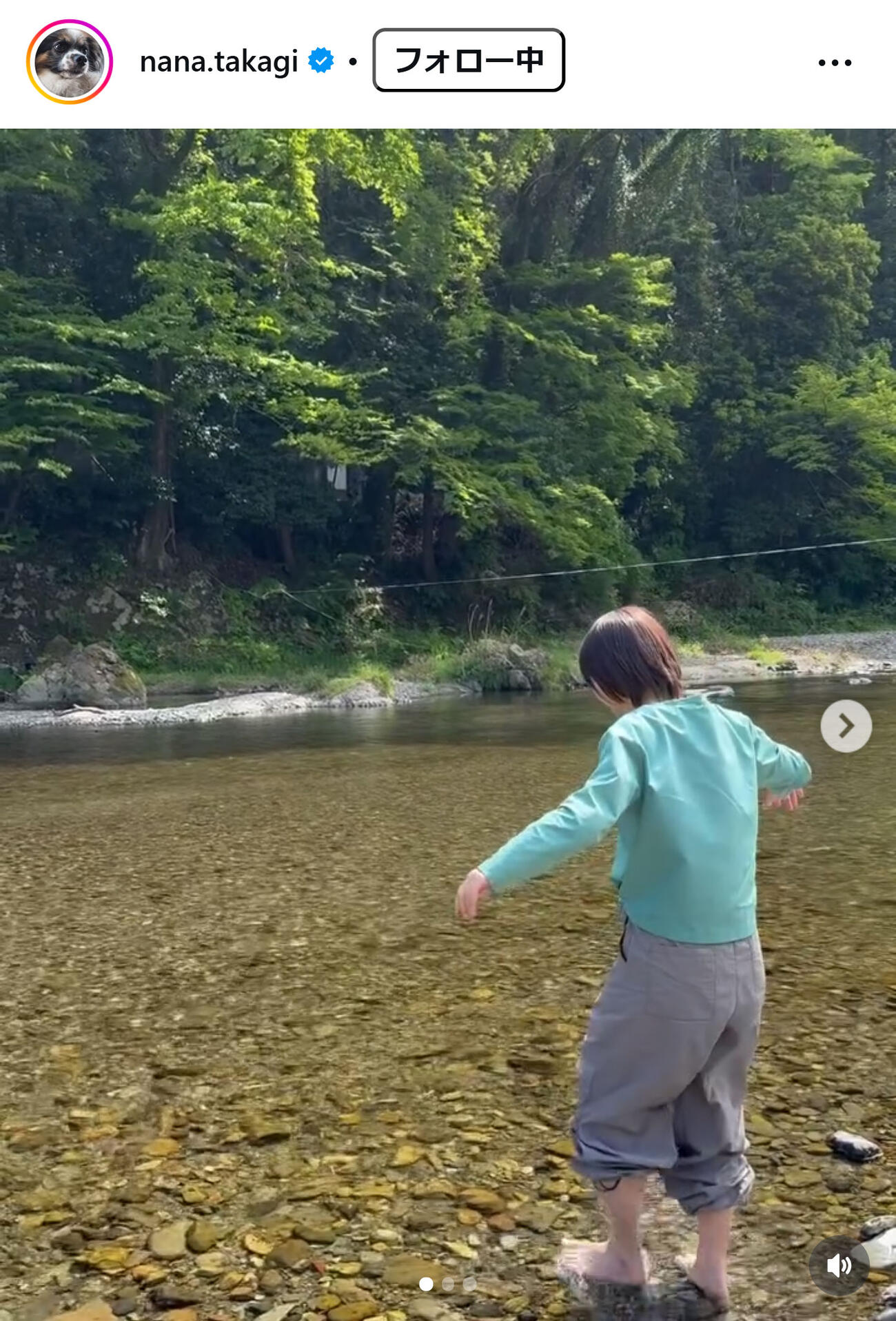 高木菜那さんのインスタグラムから