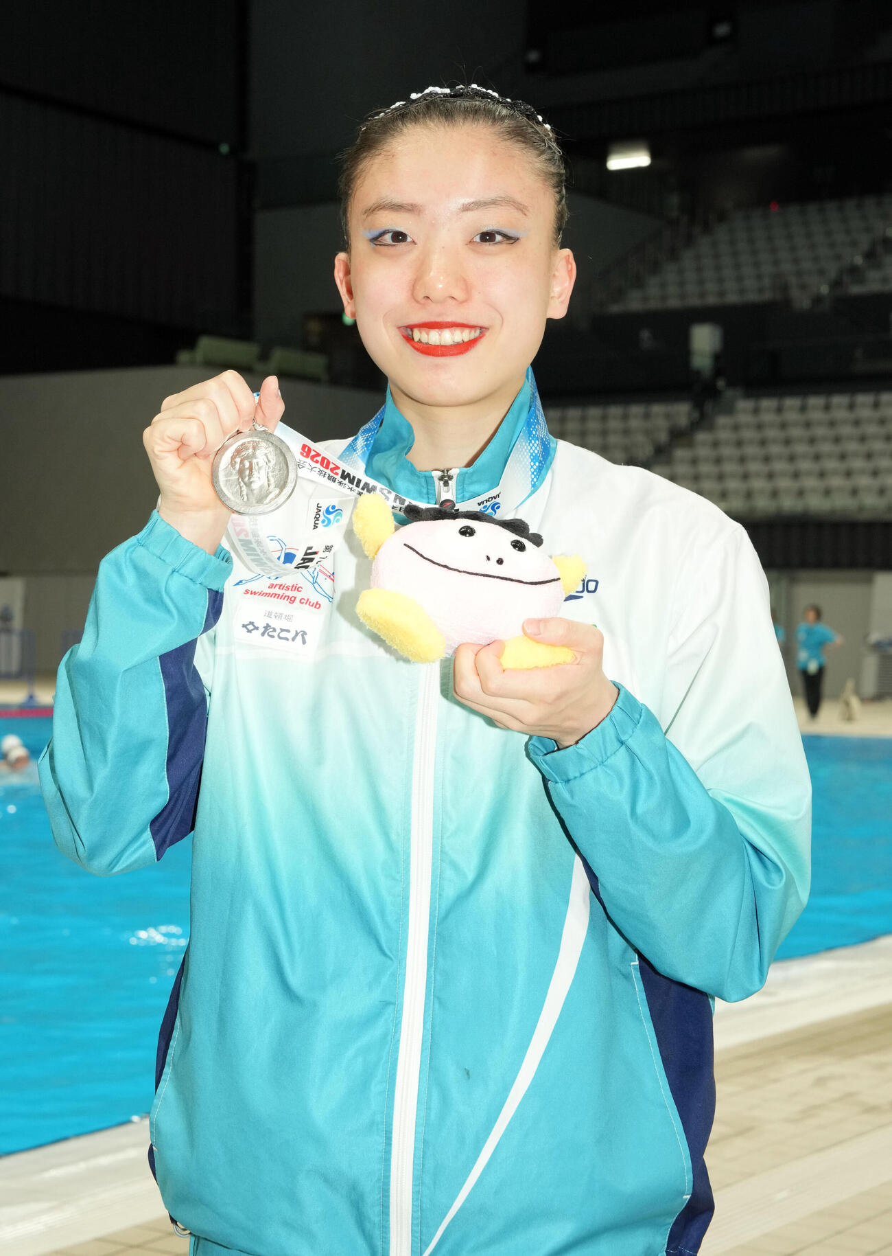 チームTR 2位の井村アーティスティックスイミングクラブAの田所新菜（撮影・たえ見朱実）＝2026年5月23日