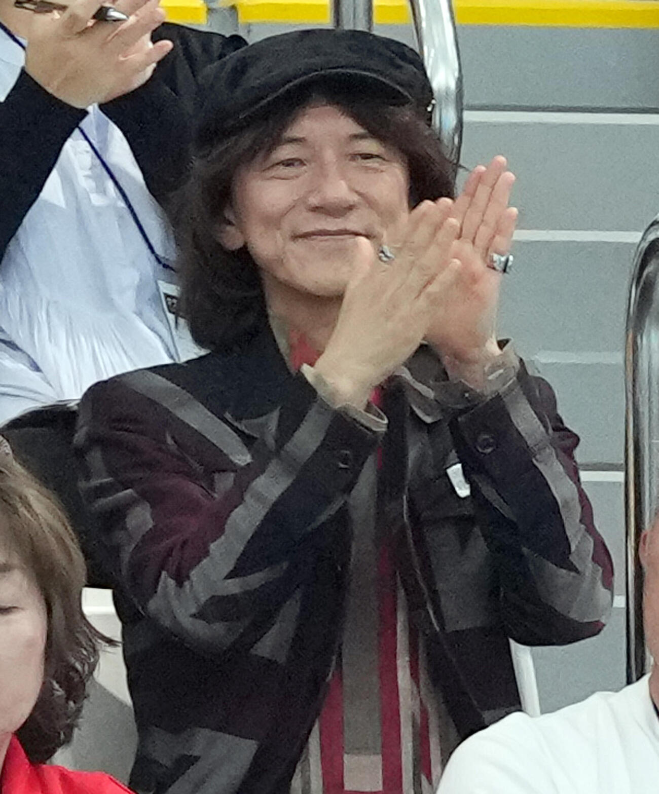 娘の観戦に訪れたダイアモンド☆ユカイ（撮影・たえ見朱実）＝2026年5月23日