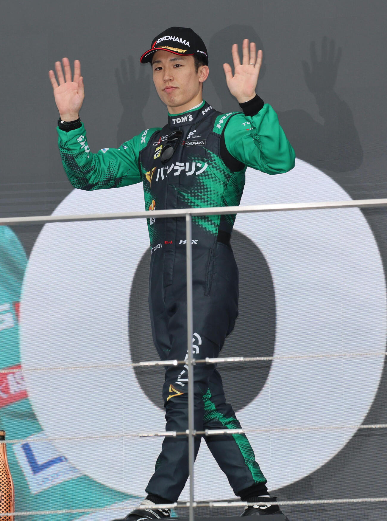 スーパーフォーミュラ第4戦で3位となった坪井翔（VANTELIN TEAM TOM’S）（撮影・宮崎幸一）