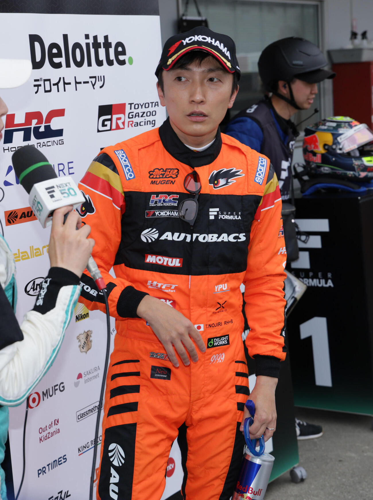 スーパーフォーミュラ第4戦　予選2番手につけたチーム無限オートバックスの野尻智紀（撮影・宮崎幸一）