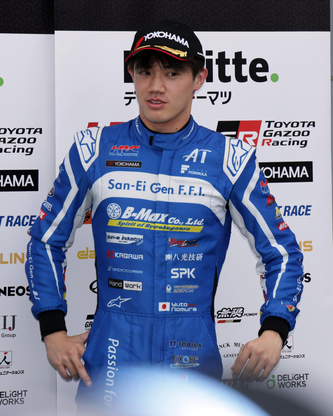 スーパーフォーミュラ第4戦　予選3番手につけたTEAM San－Ei－Gen with B－Maxの野村勇斗（撮影・宮崎幸一）