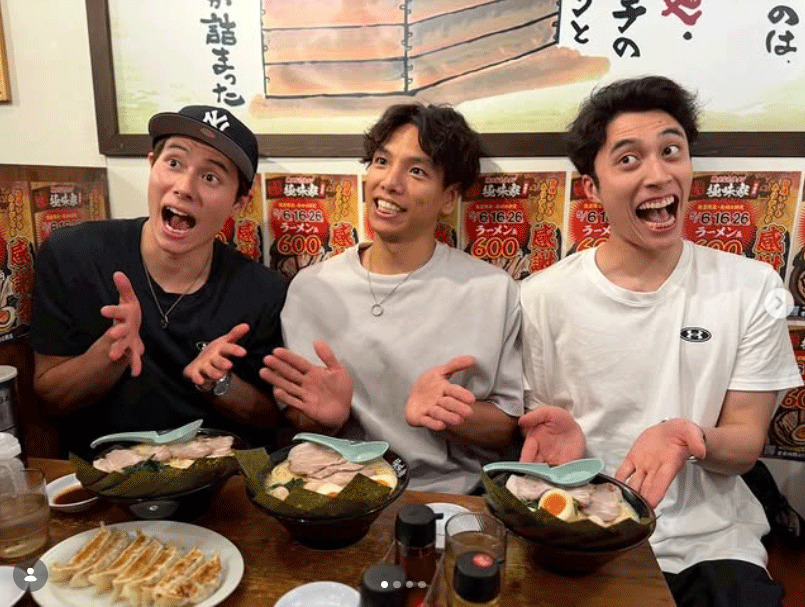高橋藍のインスタグラムから