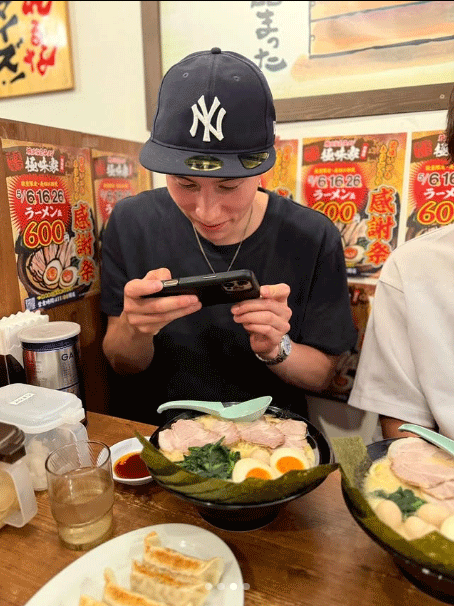 高橋藍のインスタグラムから