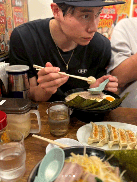 高橋藍のインスタグラムから