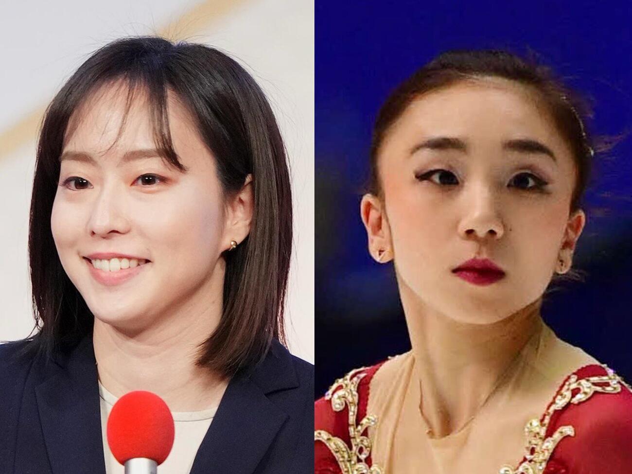 石川佳純さん（左）と高橋成美さん