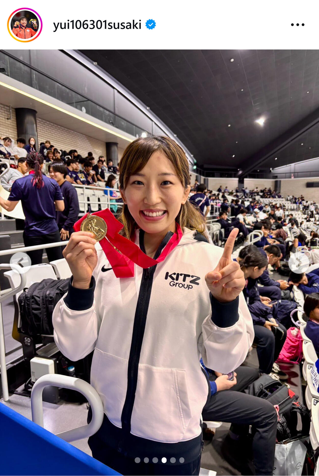 須崎優衣のインスタグラムから