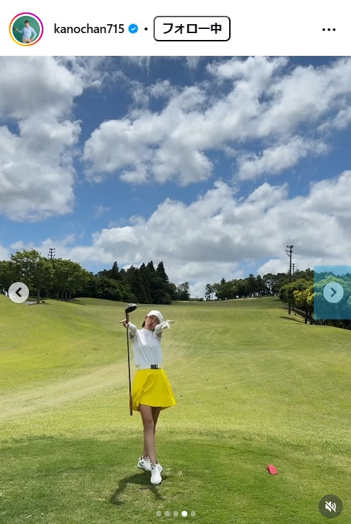 狩野舞子さんのインスタグラムから