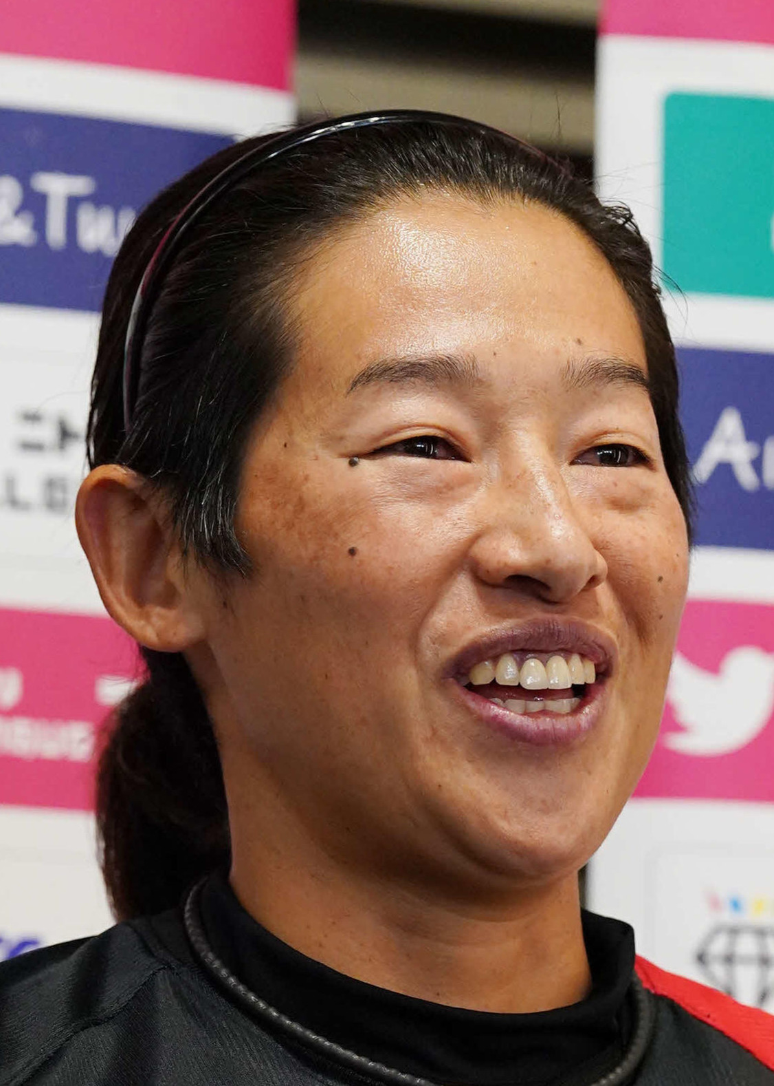 上野由岐子（2024年4月撮影）