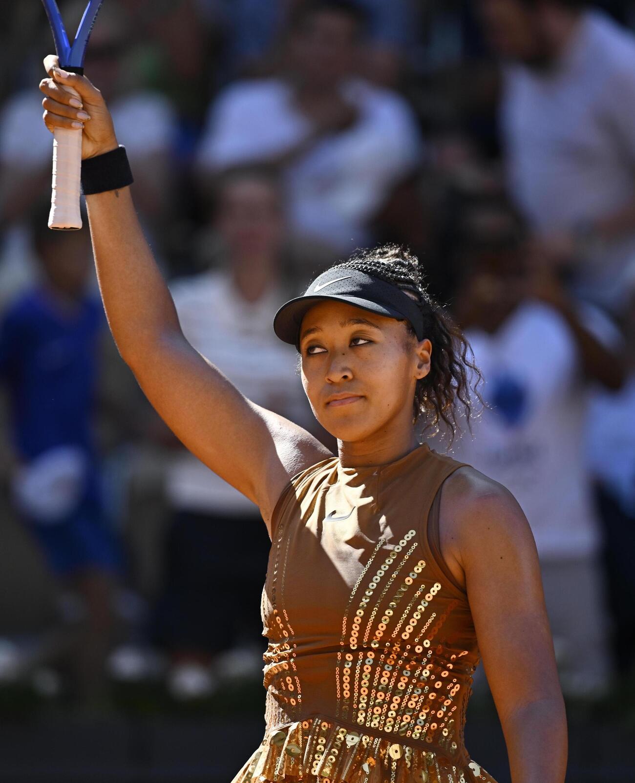 女子シングルス1回戦で勝利した大坂なおみ（共同）