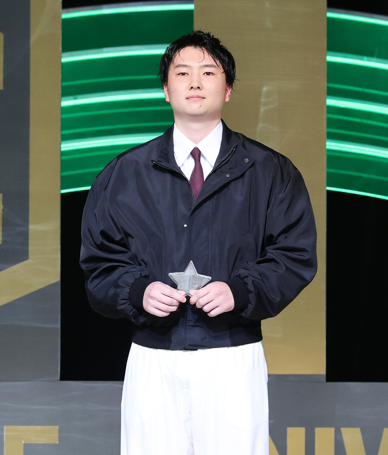 MIPを受賞した北海道富永啓生（撮影・鈴木正人）