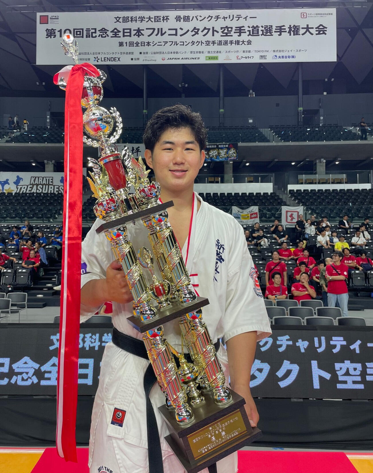 男子重量級で優勝した遠田竜司