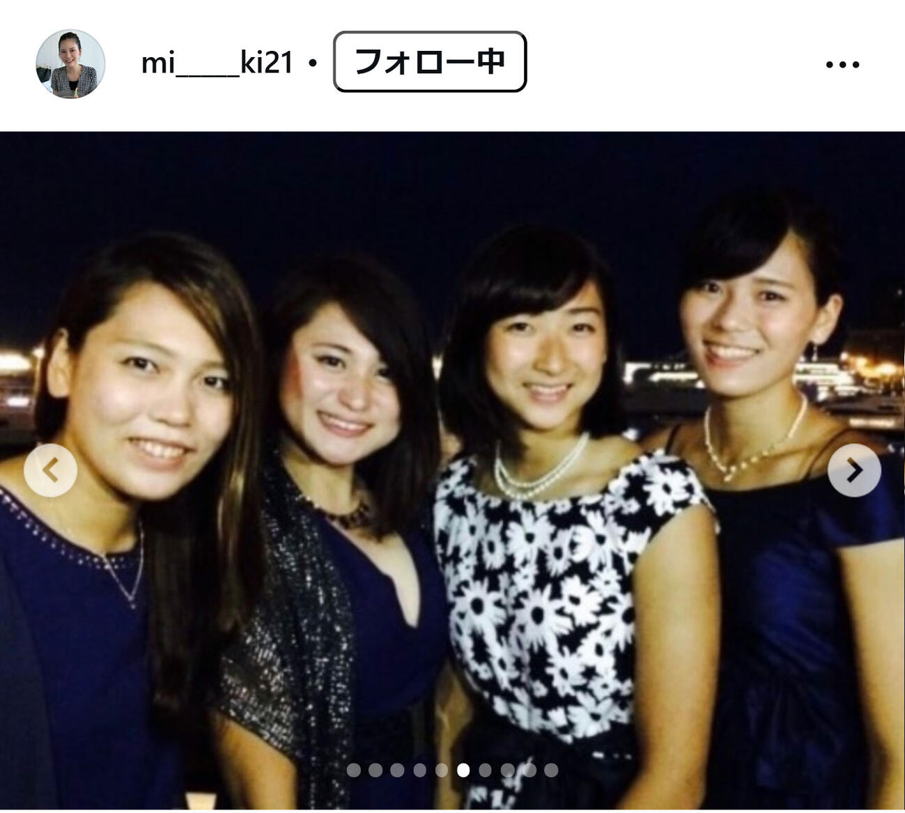 内田美希さんのインスタグラムから