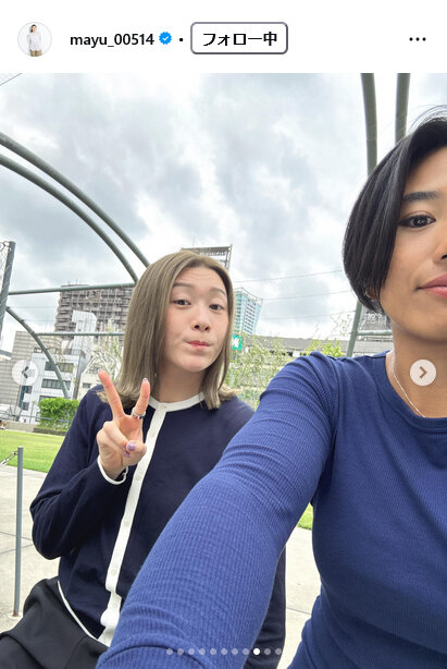 石川真佑のインスタグラムから