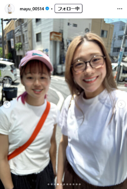 石川真佑のインスタグラムから