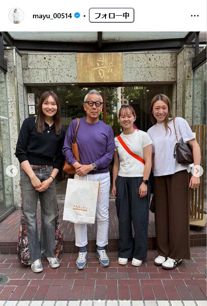 石川真佑のインスタグラムから