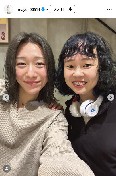 石川真佑のインスタグラムから