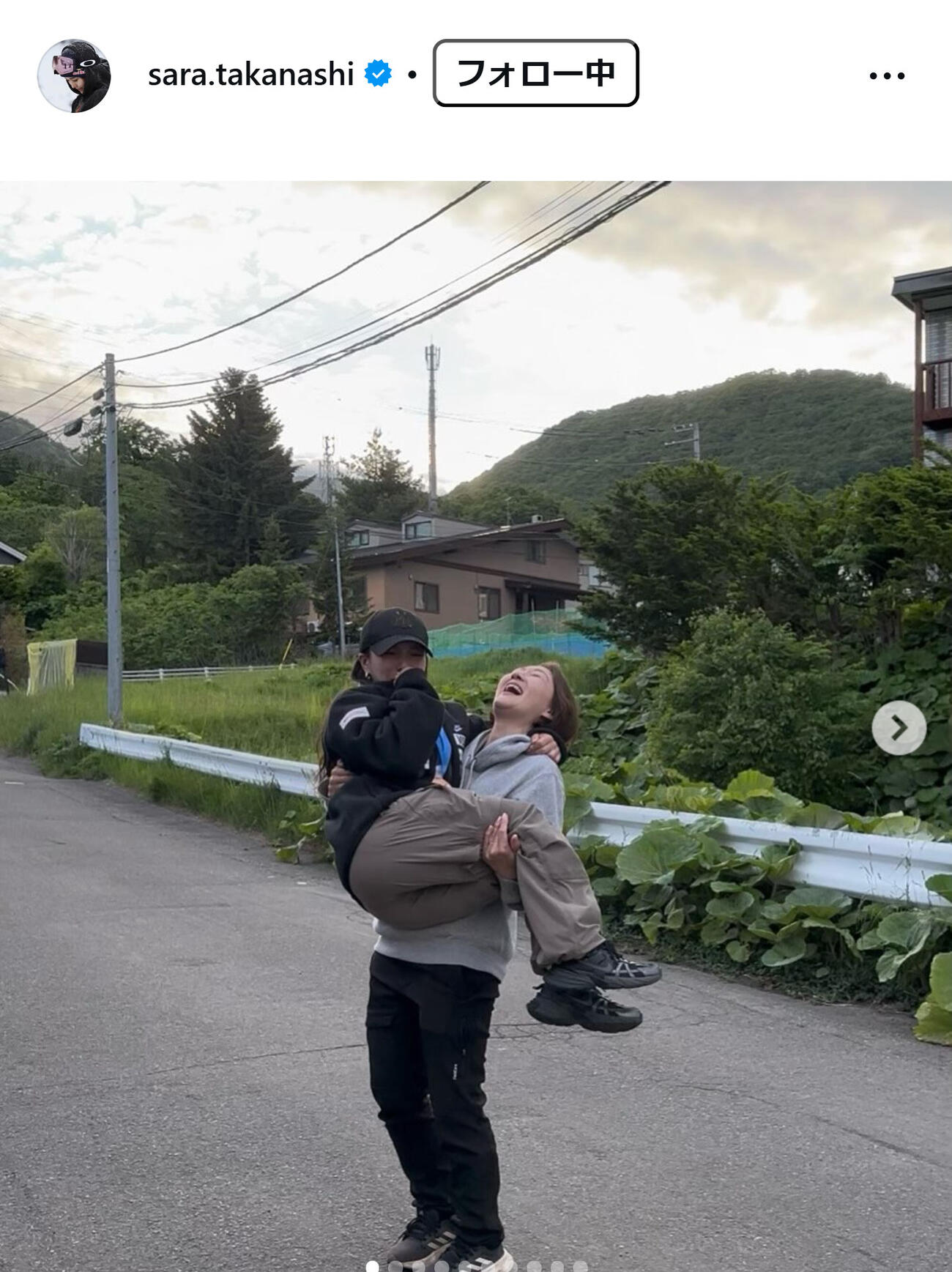 高梨沙羅のインスタグラムから