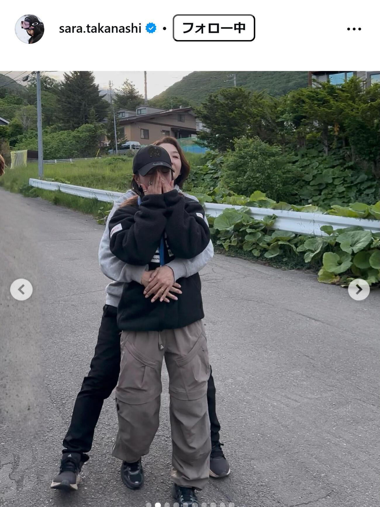 高梨沙羅のインスタグラムから