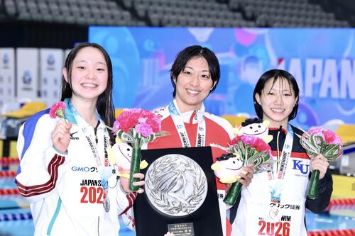 【競泳】35歳鈴木聡美100ｍ平泳ぎV3 上半身強化でパワーアップ「日本記録も狙えてくる」