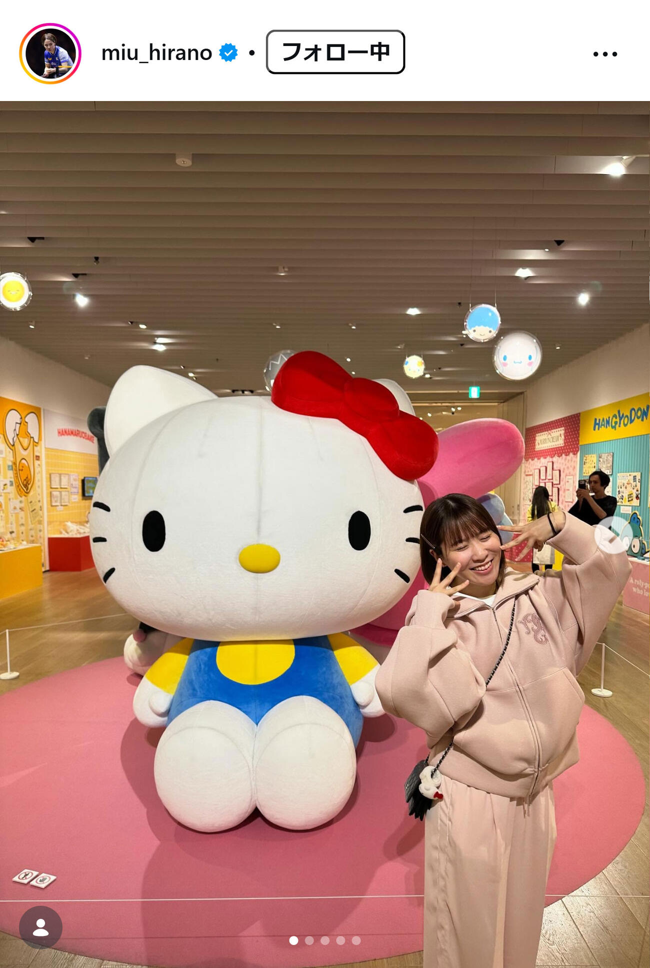 平野美宇のインスタグラムから