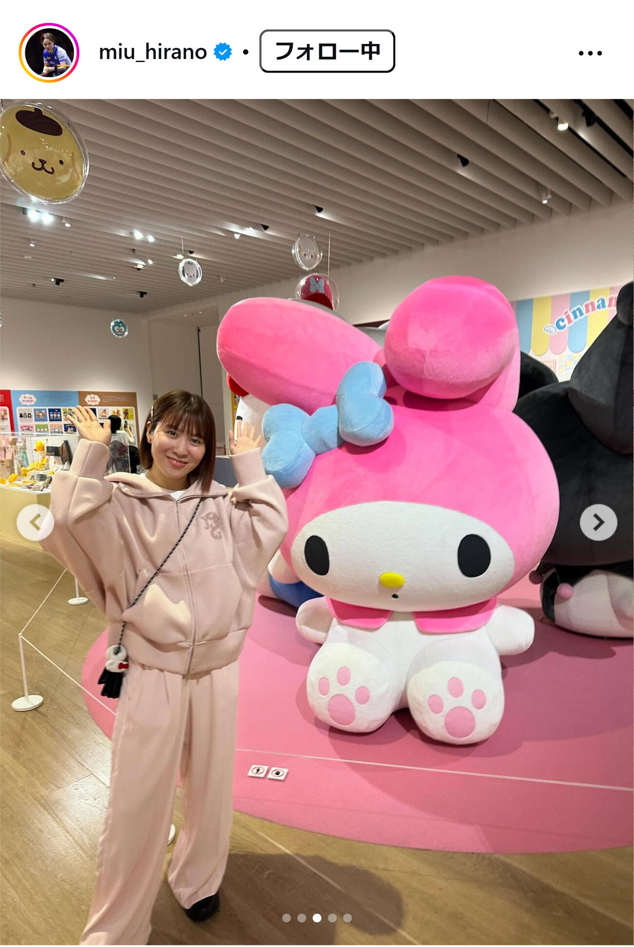 平野美宇のインスタグラムから