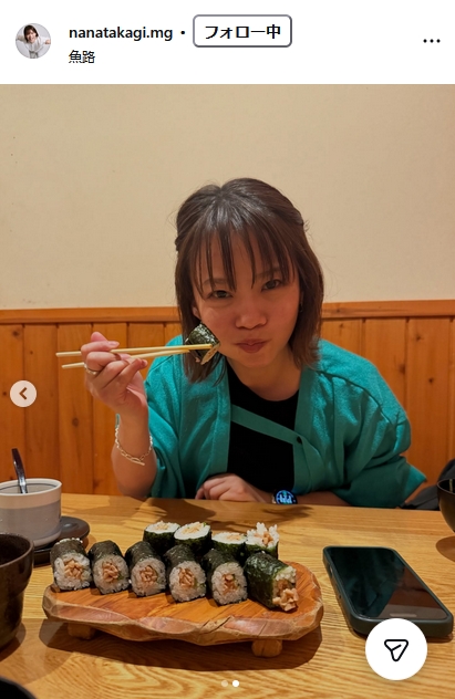 高木菜那さんマネジャーのインスタグラムから