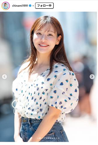 吉田知那美のインスタグラムから