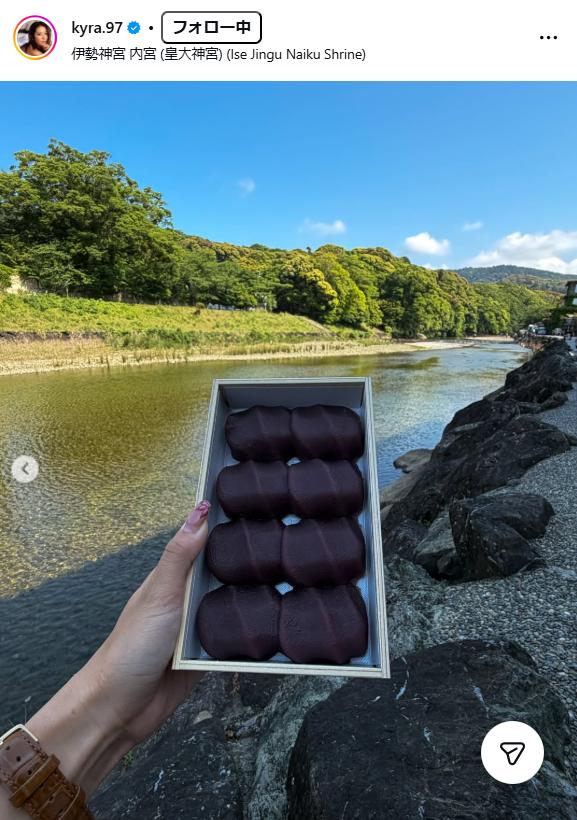 白波瀬海来のインスタグラムから