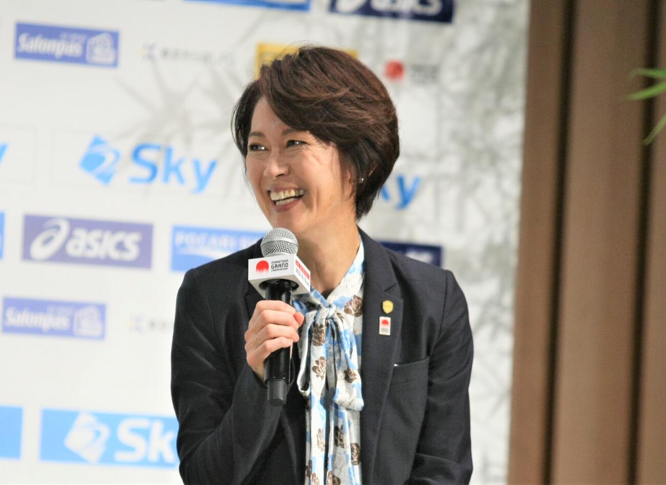 有森裕子氏（2023年7月撮影）