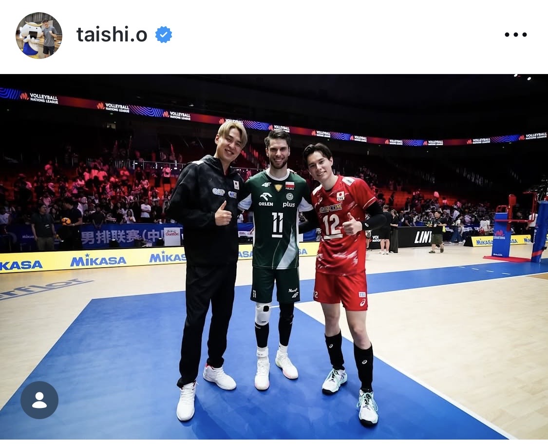 小野寺太志インスタグラムから