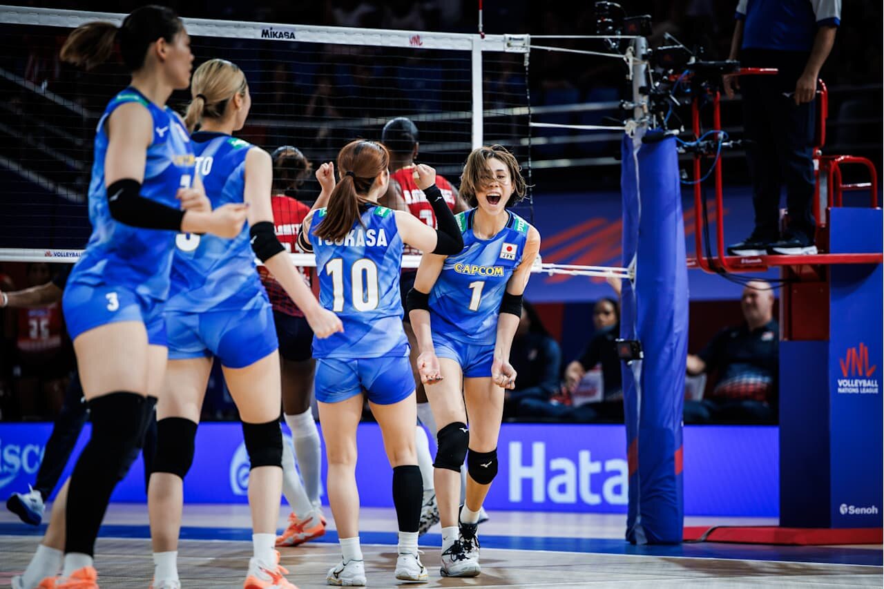バレーボール・ネーションズリーグ（VNL）女子日本代表©Volleyball World