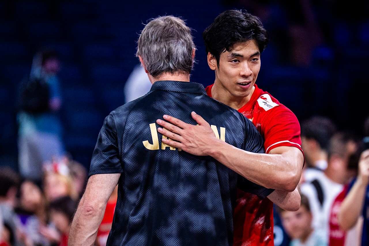 バレーボール・ネーションズリーグ（VNL）男子日本代表、セルビア戦（C）Volleyball World