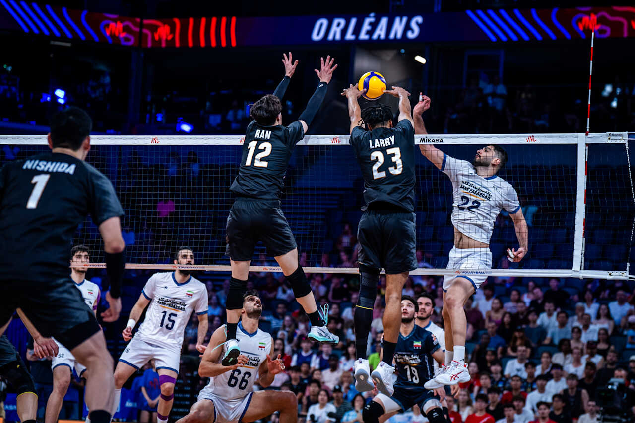 バレーボール・ネーションズリーグ（VNL）男子日本代表、イラン戦（C）Volleyball World