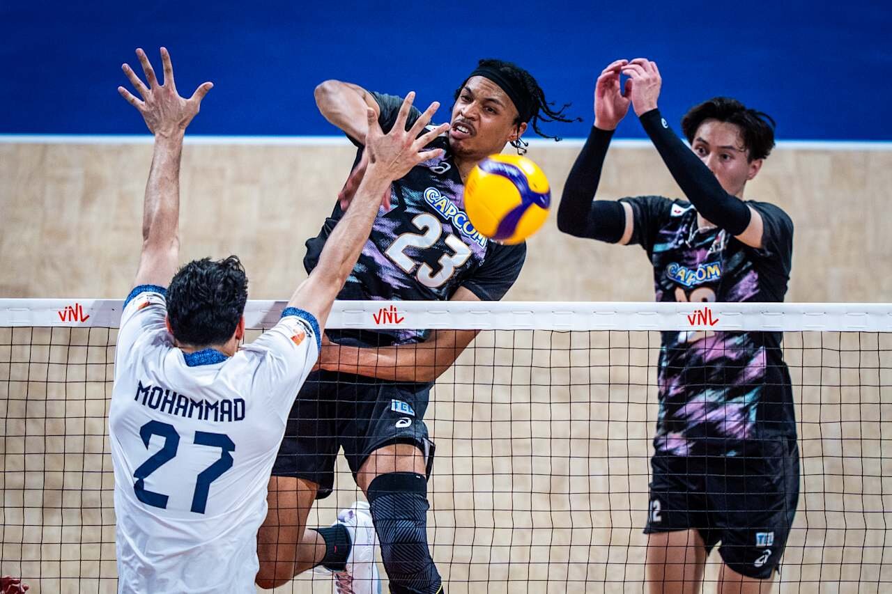 バレーボール・ネーションズリーグ（VNL）男子日本代表、イラン戦（C）Volleyball World
