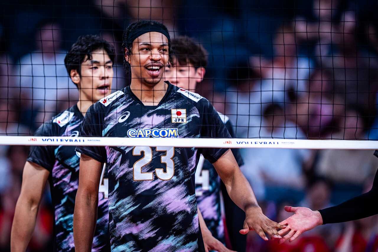 バレーボール・ネーションズリーグ（VNL）男子日本代表、イラン戦（C）Volleyball World