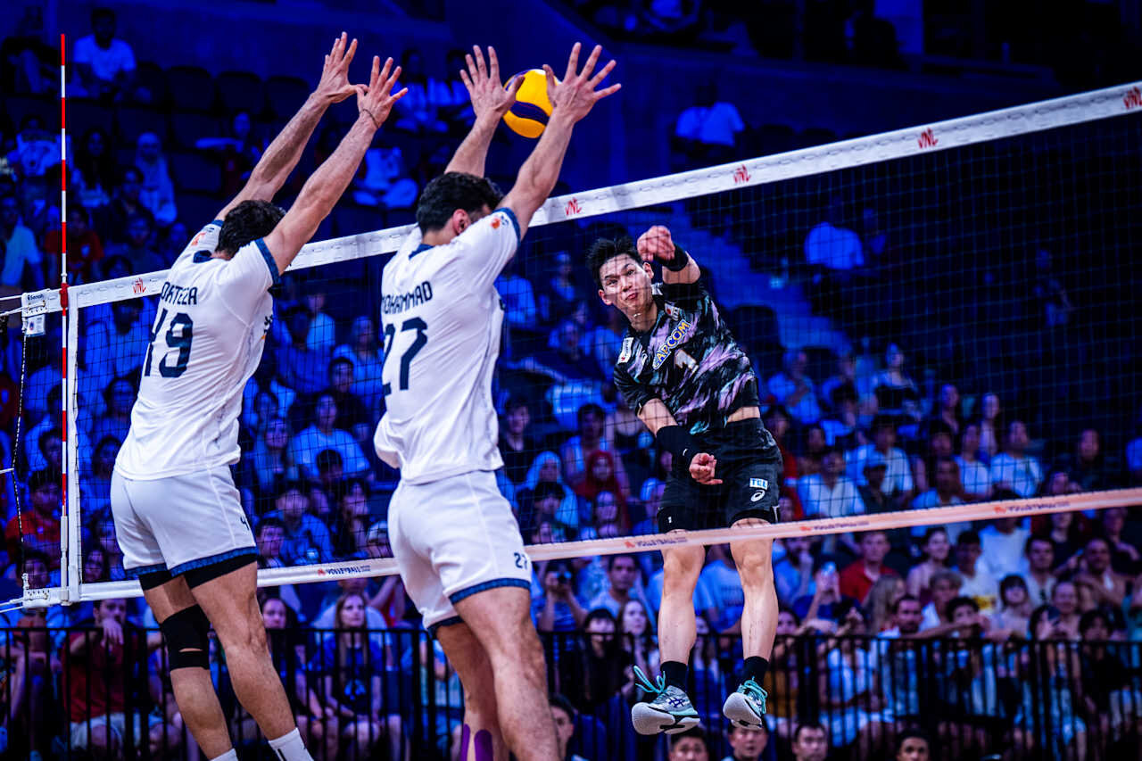 バレーボール・ネーションズリーグ（VNL）男子日本代表、イラン戦（C）Volleyball World