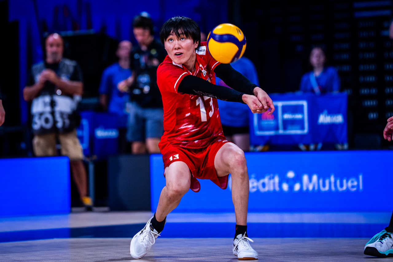 バレーボール・ネーションズリーグ（VNL）男子日本代表、イラン戦（C）Volleyball World