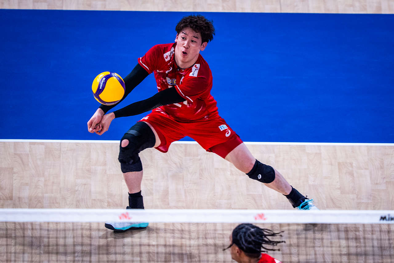バレーボール・ネーションズリーグ（VNL）男子日本代表、米国戦（C）Volleyball World