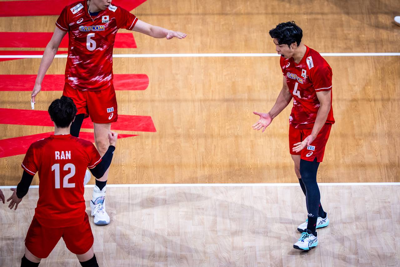 バレーボール・ネーションズリーグ（VNL）男子日本代表、米国戦（C）Volleyball World